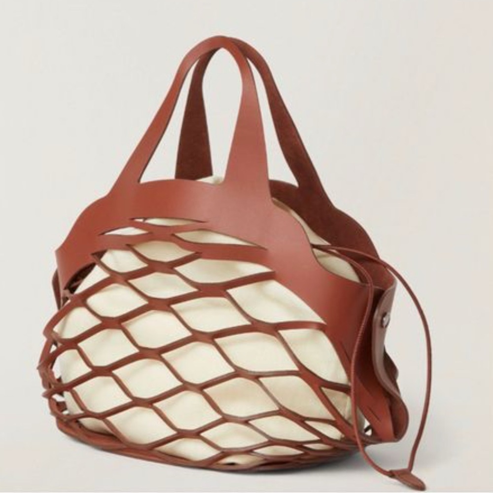 Loro Piana Sesia Summer Shopper Leather Bag